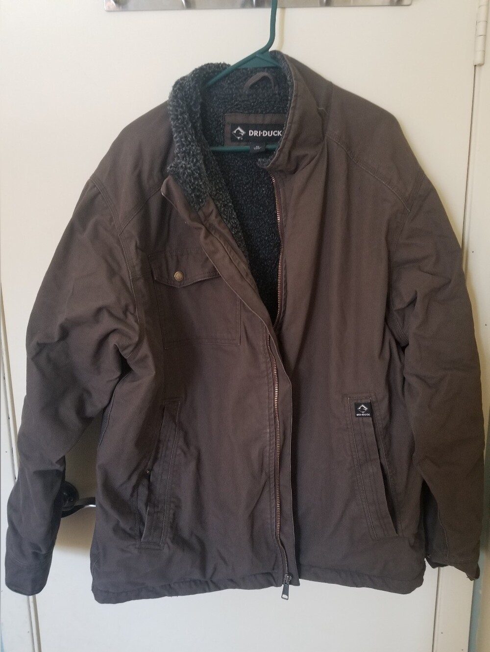Dri Duck Men's Brown Insulated Jacket Canvas XL NWOTAGS